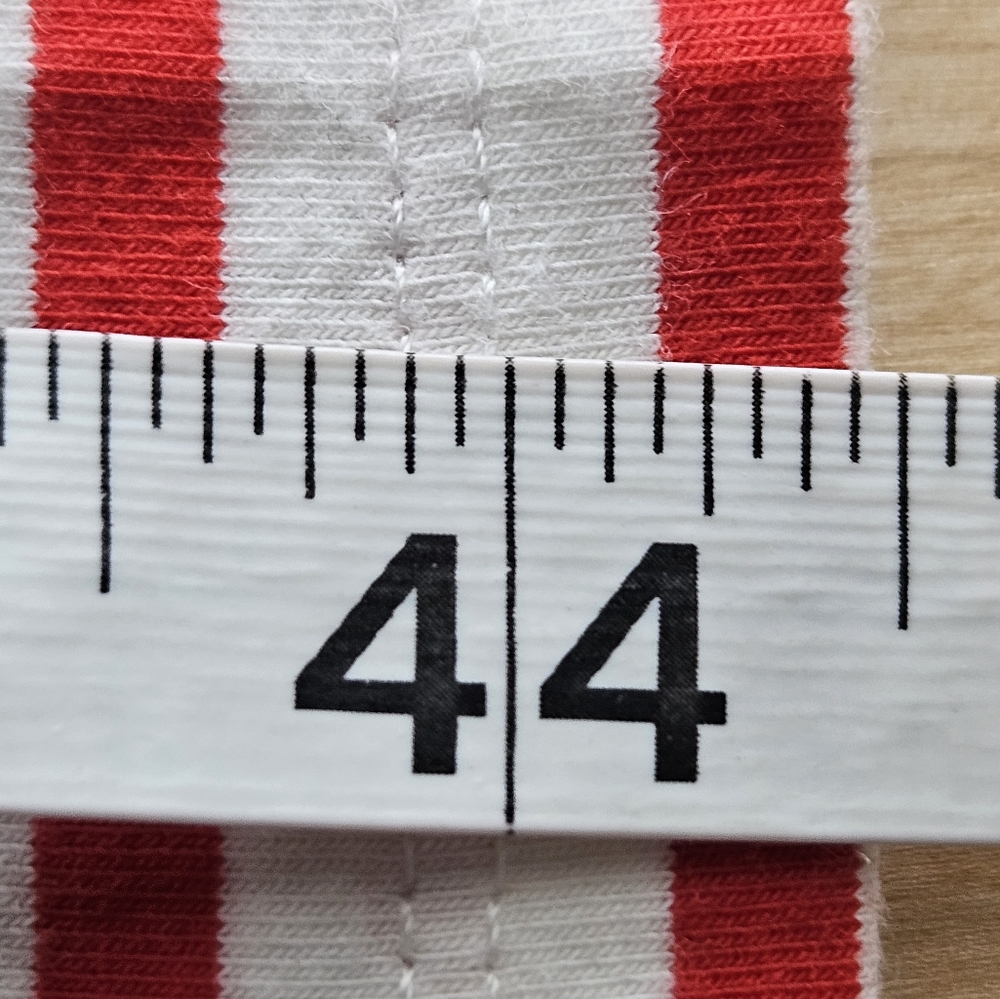 Boden Hallie Jersey Red White Striped Dress Sz 8 Nautical Coastal Preppy - Picture 11 of 13